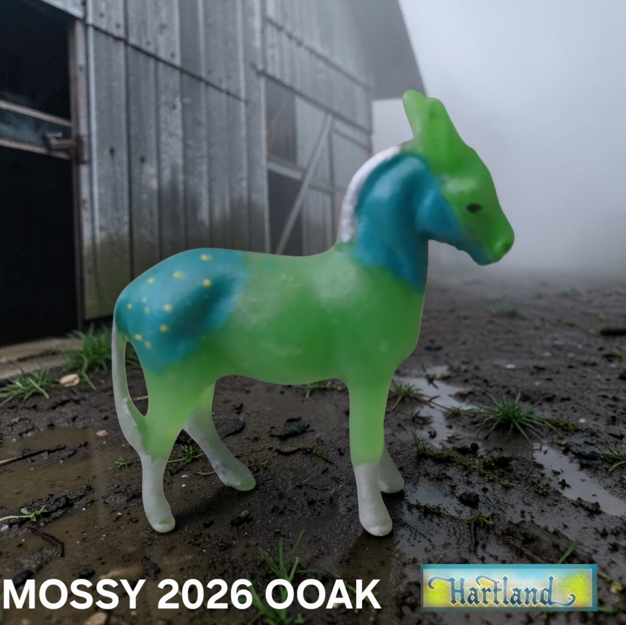 Hartland Mossy Nativity Donkey