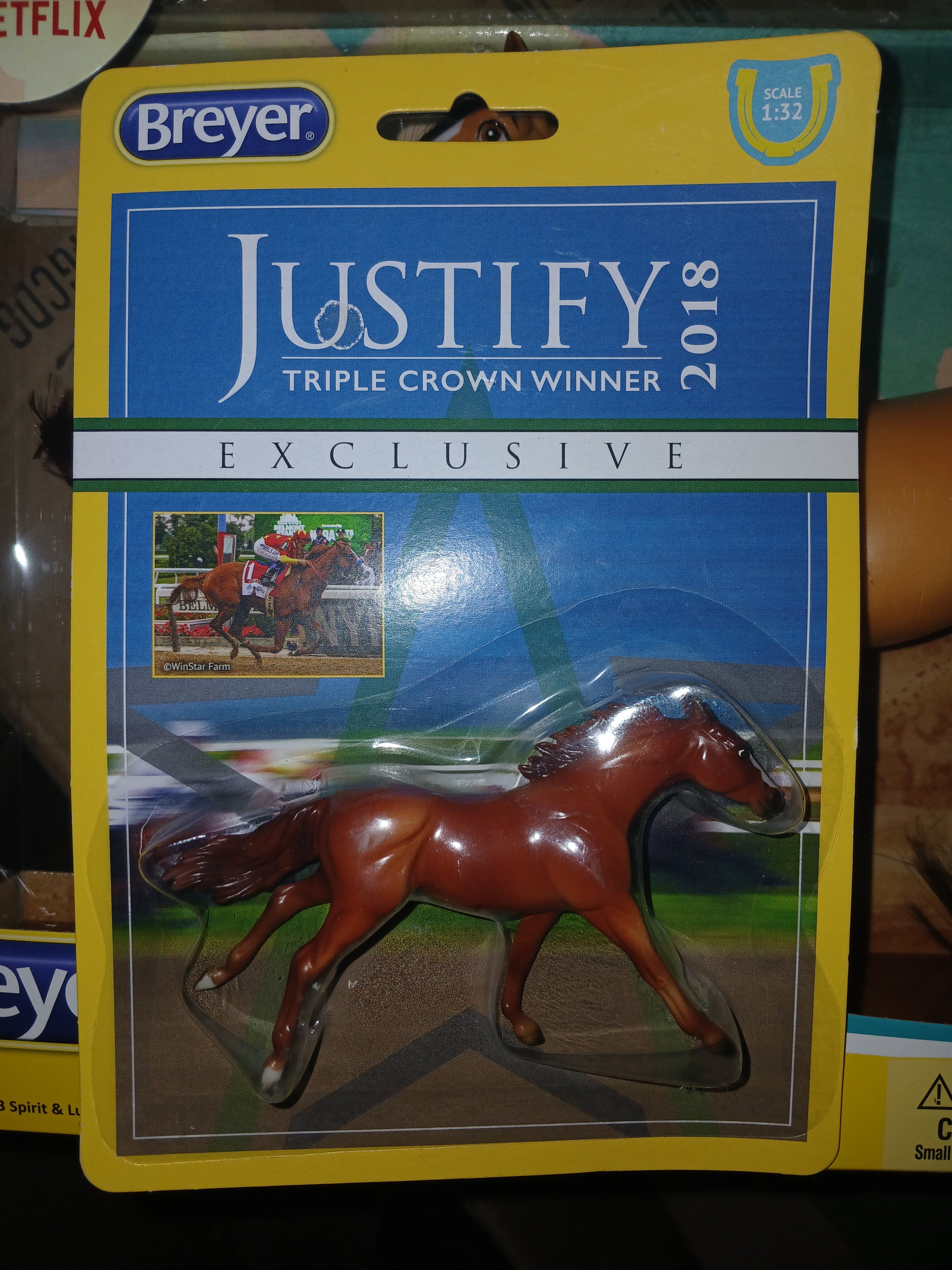 Breyer retired stablemate Justify