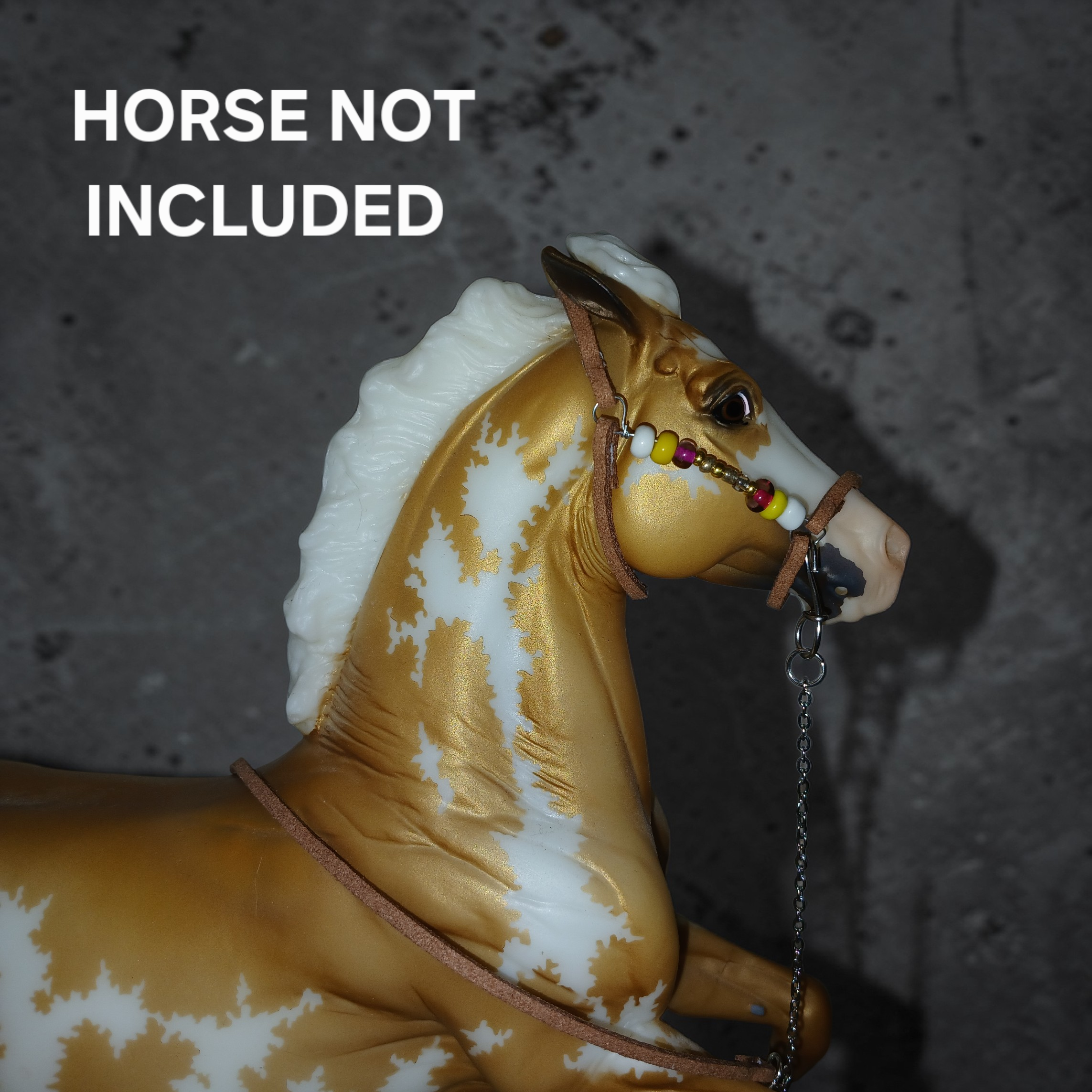 Breyer custom Halter and lead beaded classic