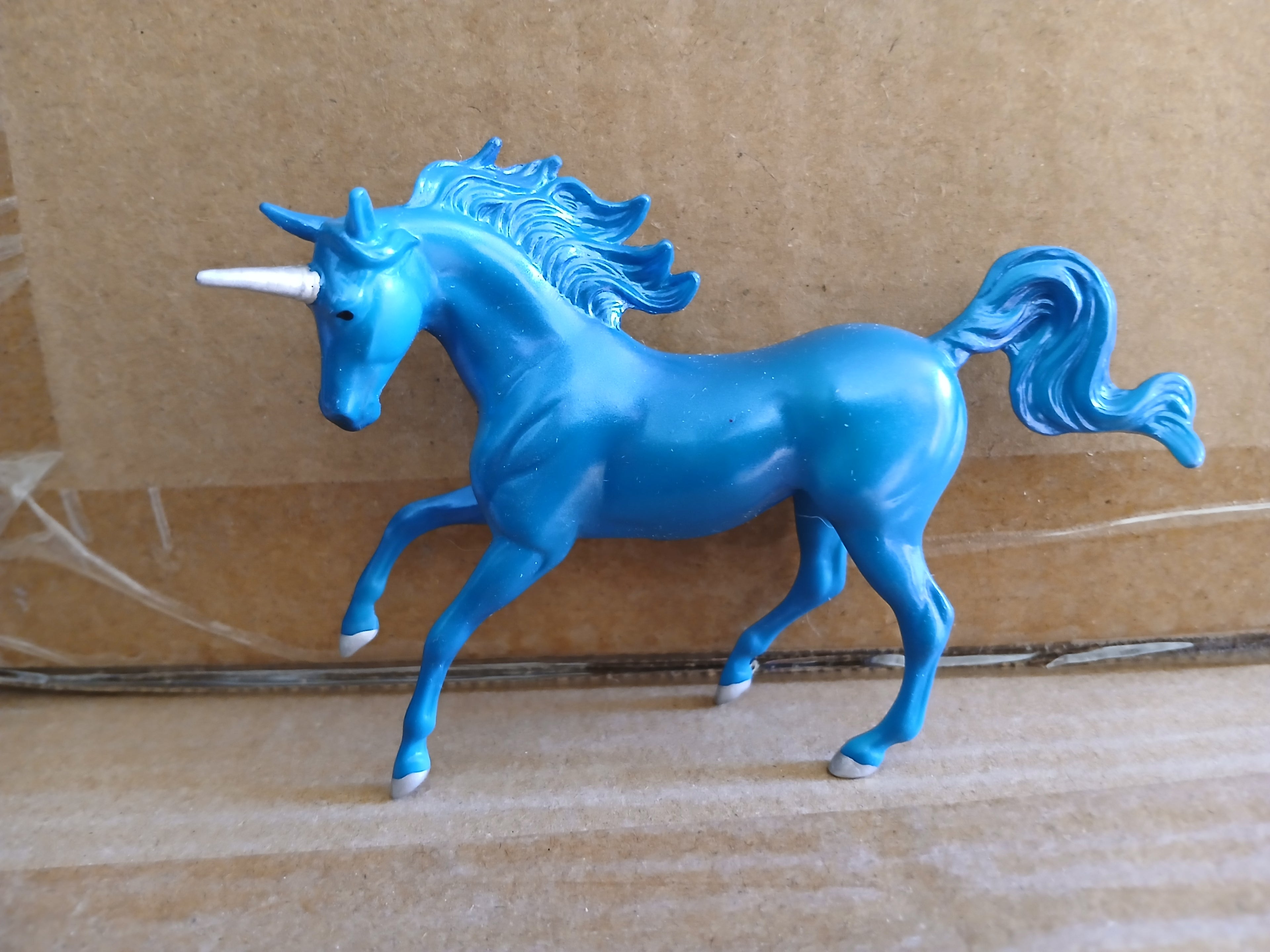 Breyer horse  stablemate retired blue unicorn