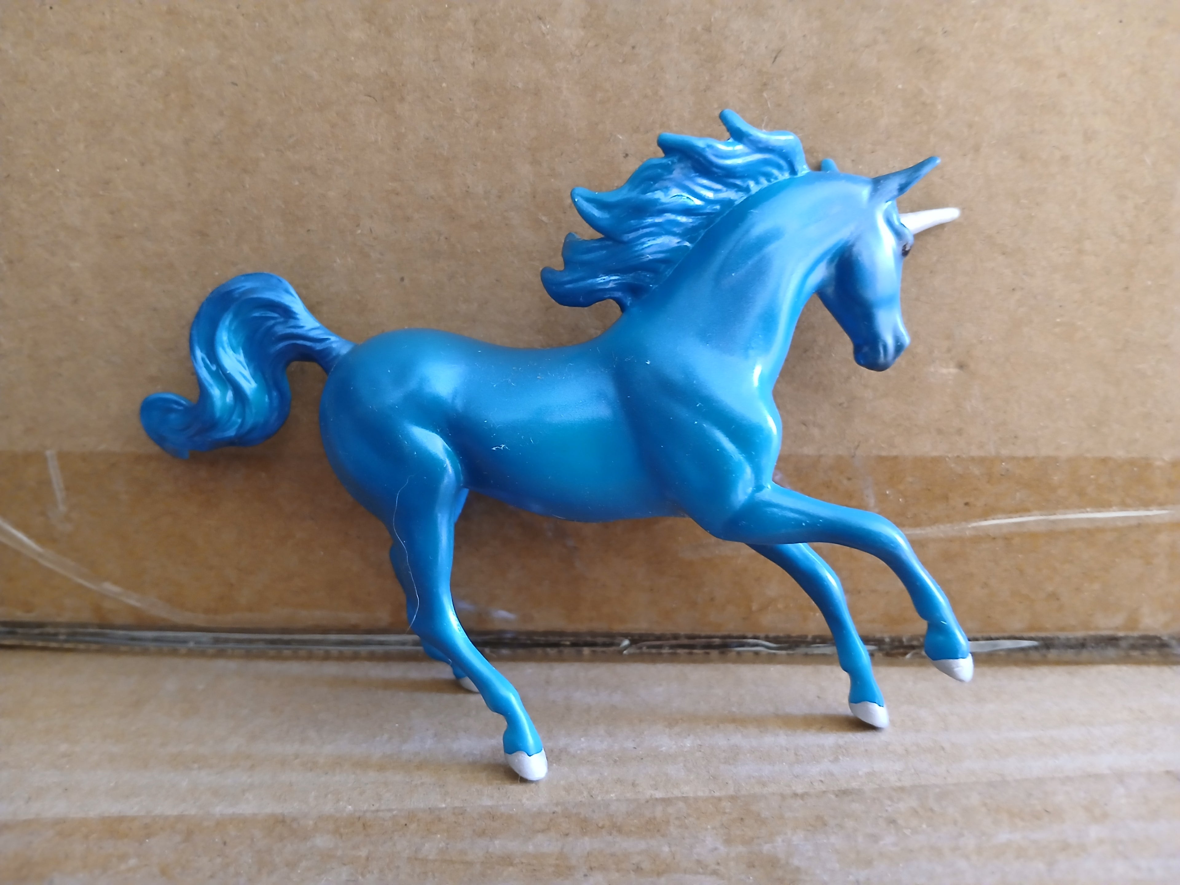 Breyer horse  stablemate retired blue unicorn