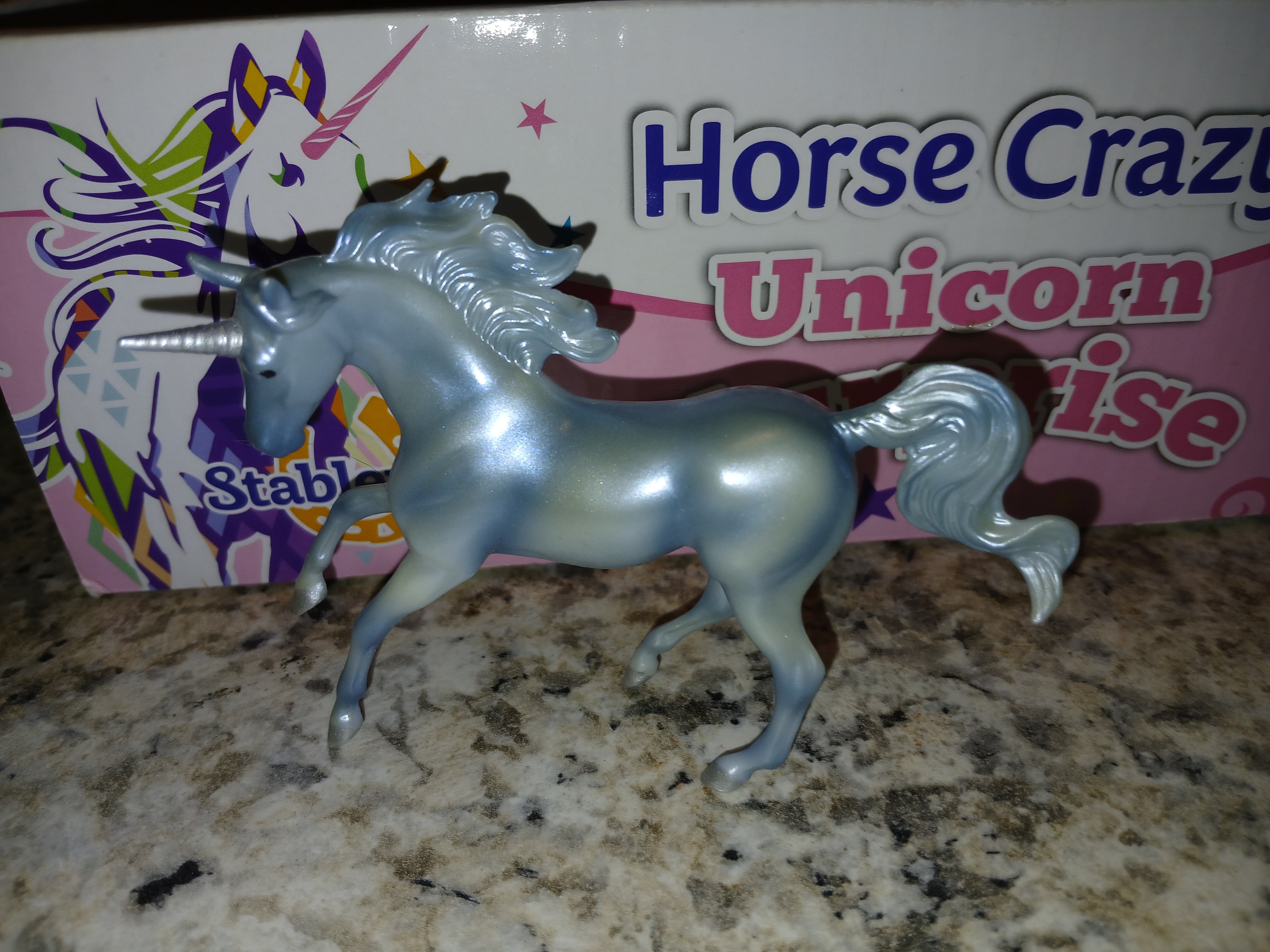Breyer retired stablemate blue unicorn