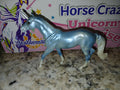 Breyer retired stablemate light blue unicorn