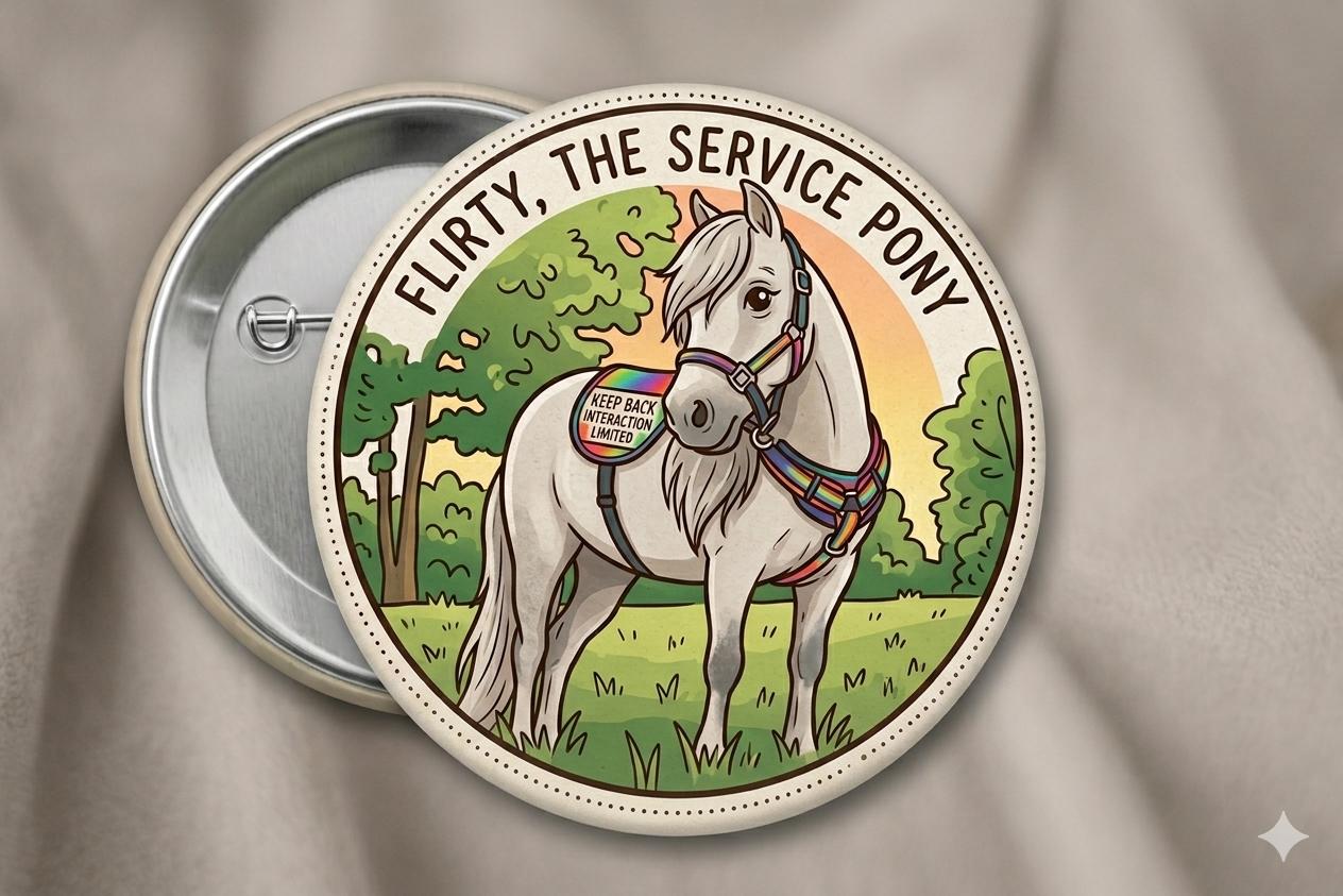 Hartland Flirty special run Button