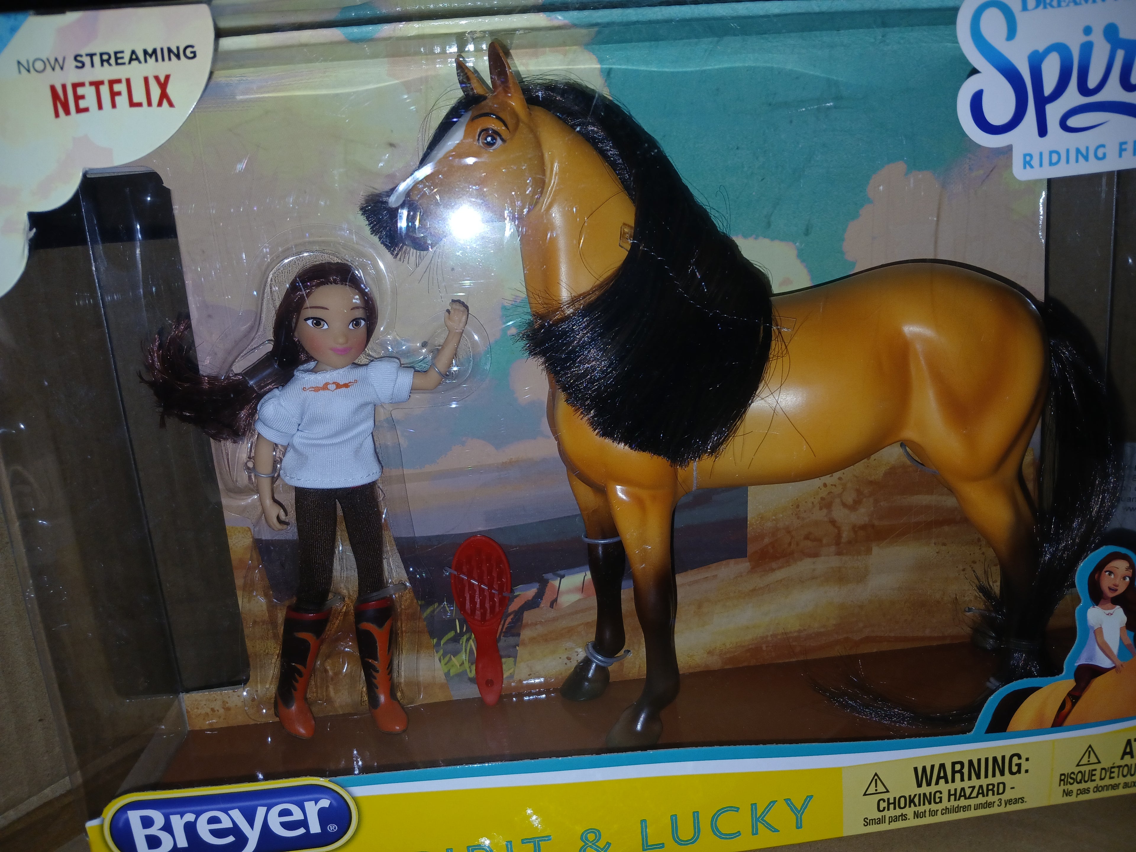 Breyer Horse  Doll Set  Spirit Lucky retired