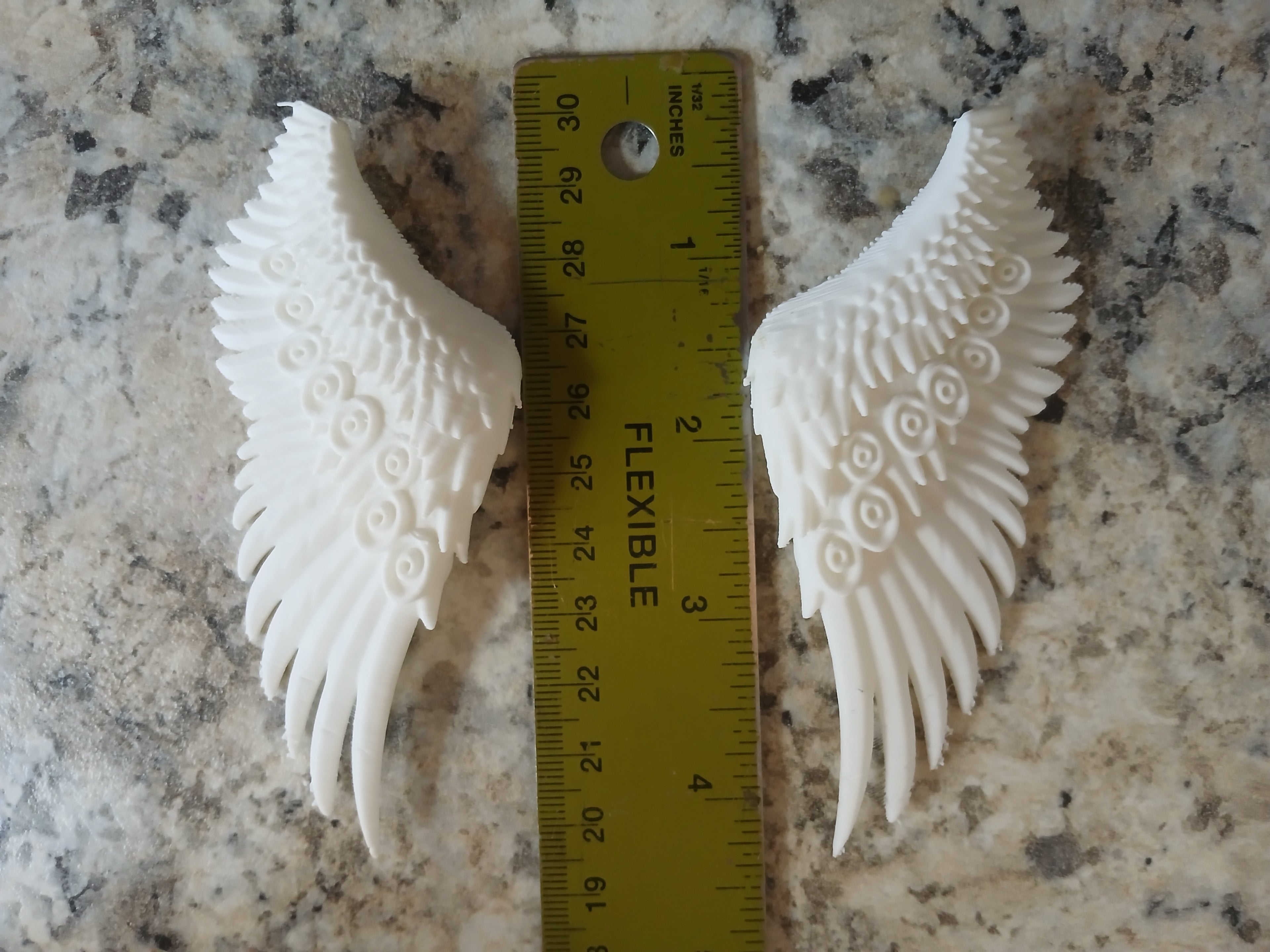 Custom Peacock style wings