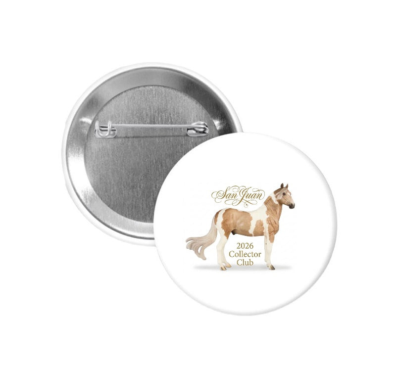 Breyer horse custom button San Jaun