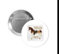 Breyer horse custom button western horse
