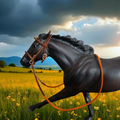 Breyer custom Race Bridle brown